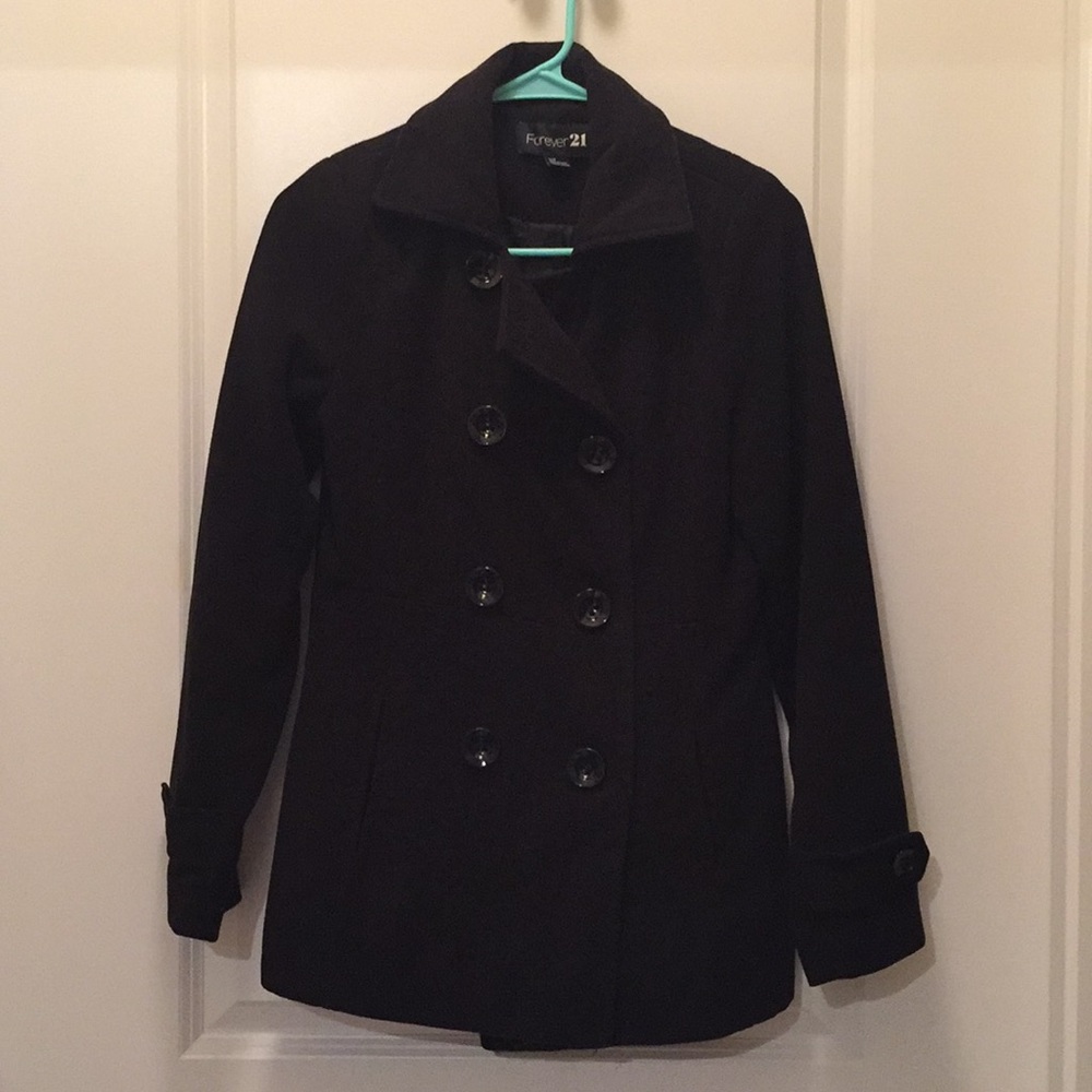 Black Classic Pea Coat